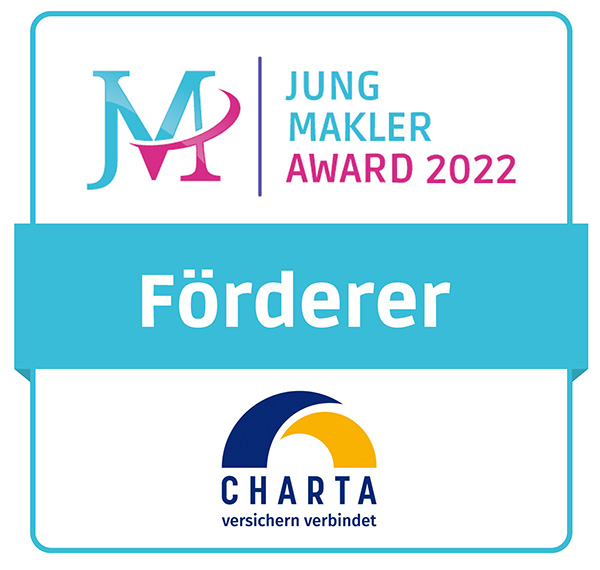 Jung Makler Award 2022 - Förderer - CHARTA Börse für Versicherungen AG.